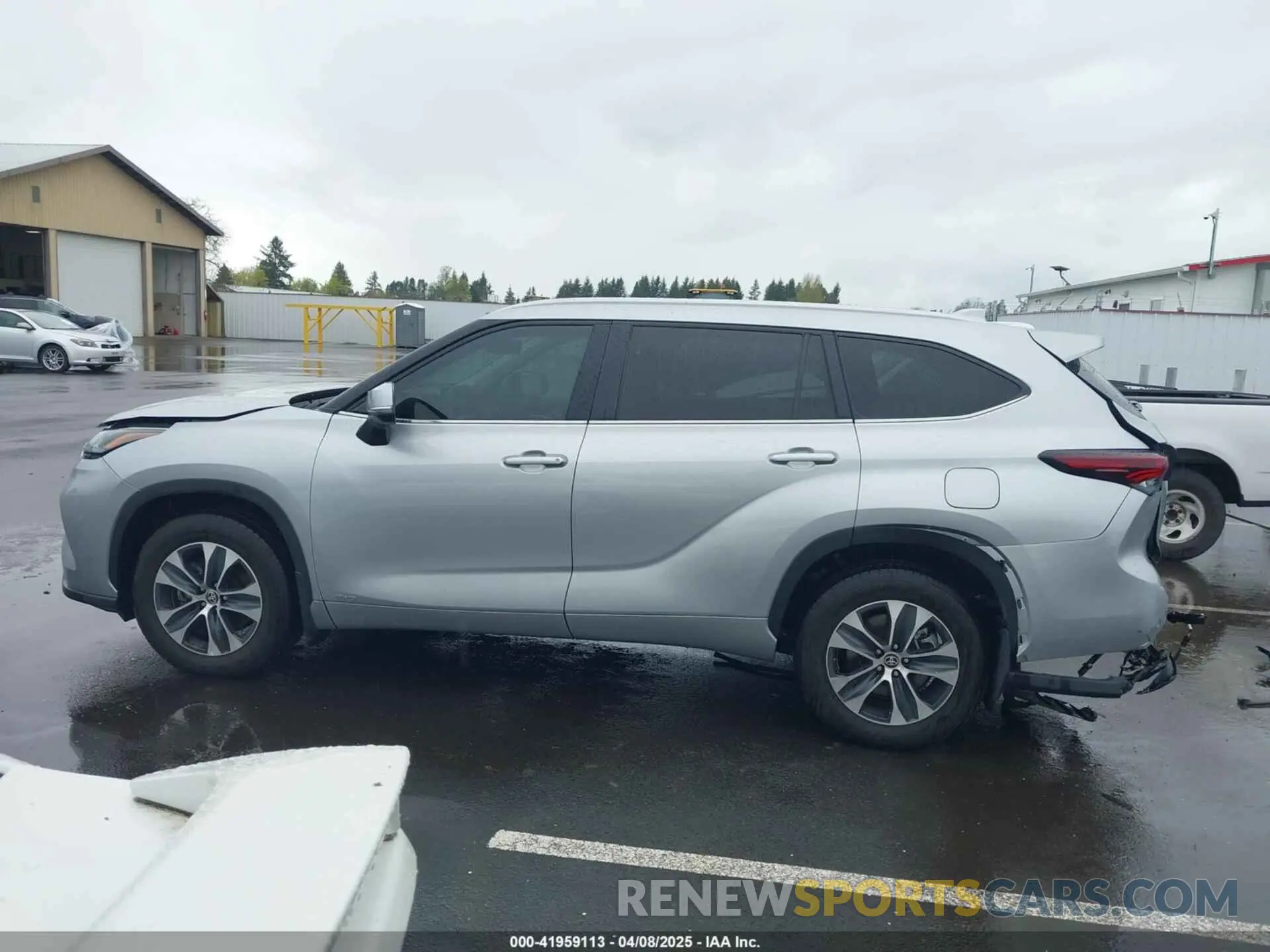 15 fotografías del automóvil dañado 5TDKBRCH6RS604722 TOYOTA HIGHLANDER HYBRID 2024