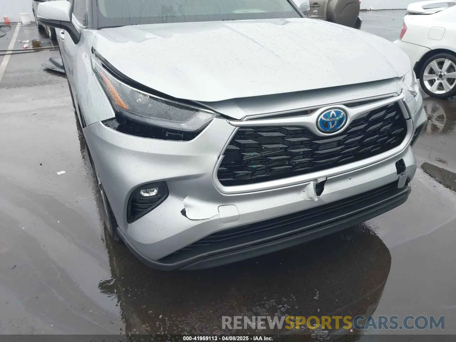 18 fotografías del automóvil dañado 5TDKBRCH6RS604722 TOYOTA HIGHLANDER HYBRID 2024