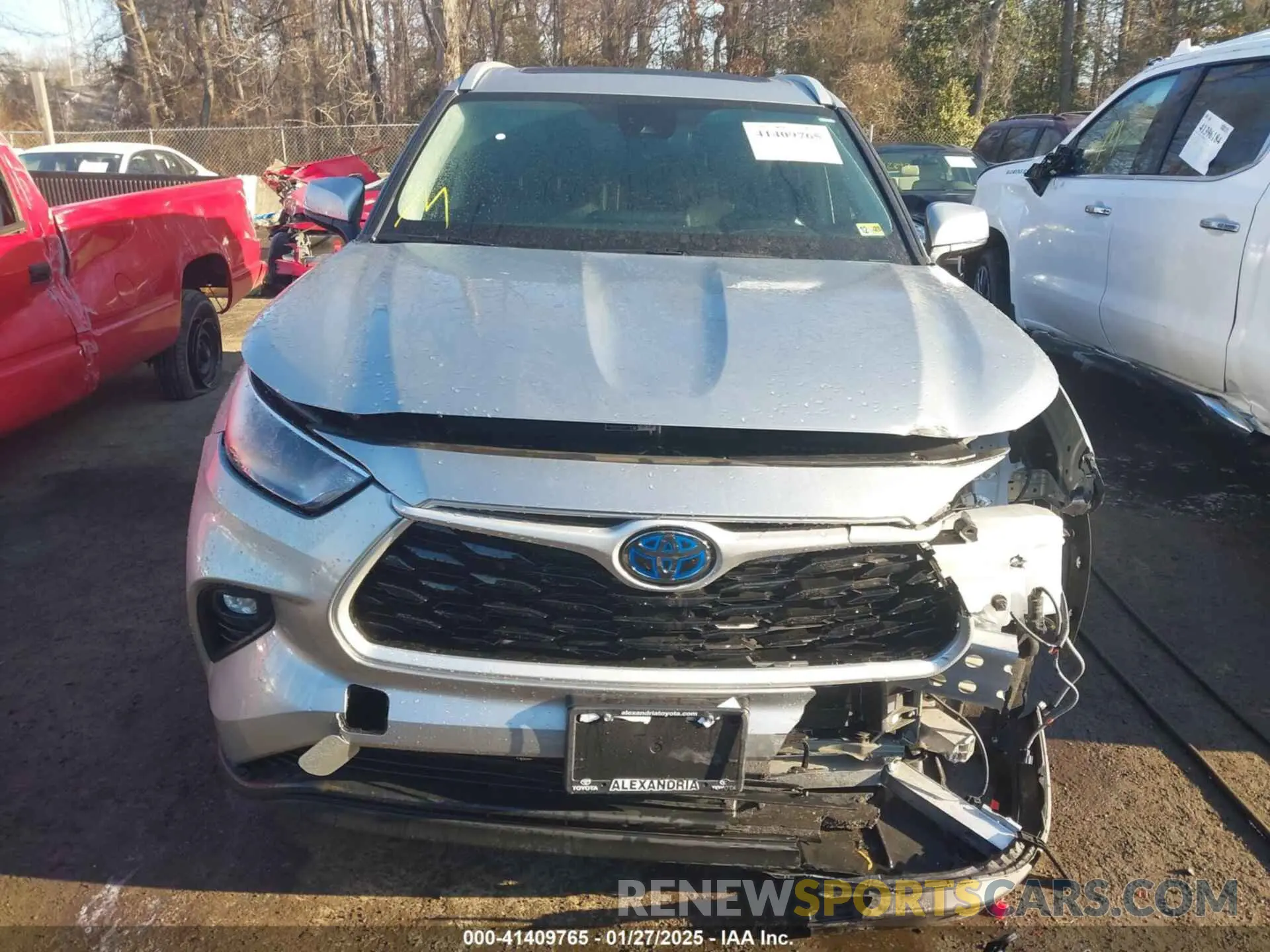 12 fotografías del automóvil dañado 5TDKBRCH6RS612934 TOYOTA HIGHLANDER HYBRID 2024