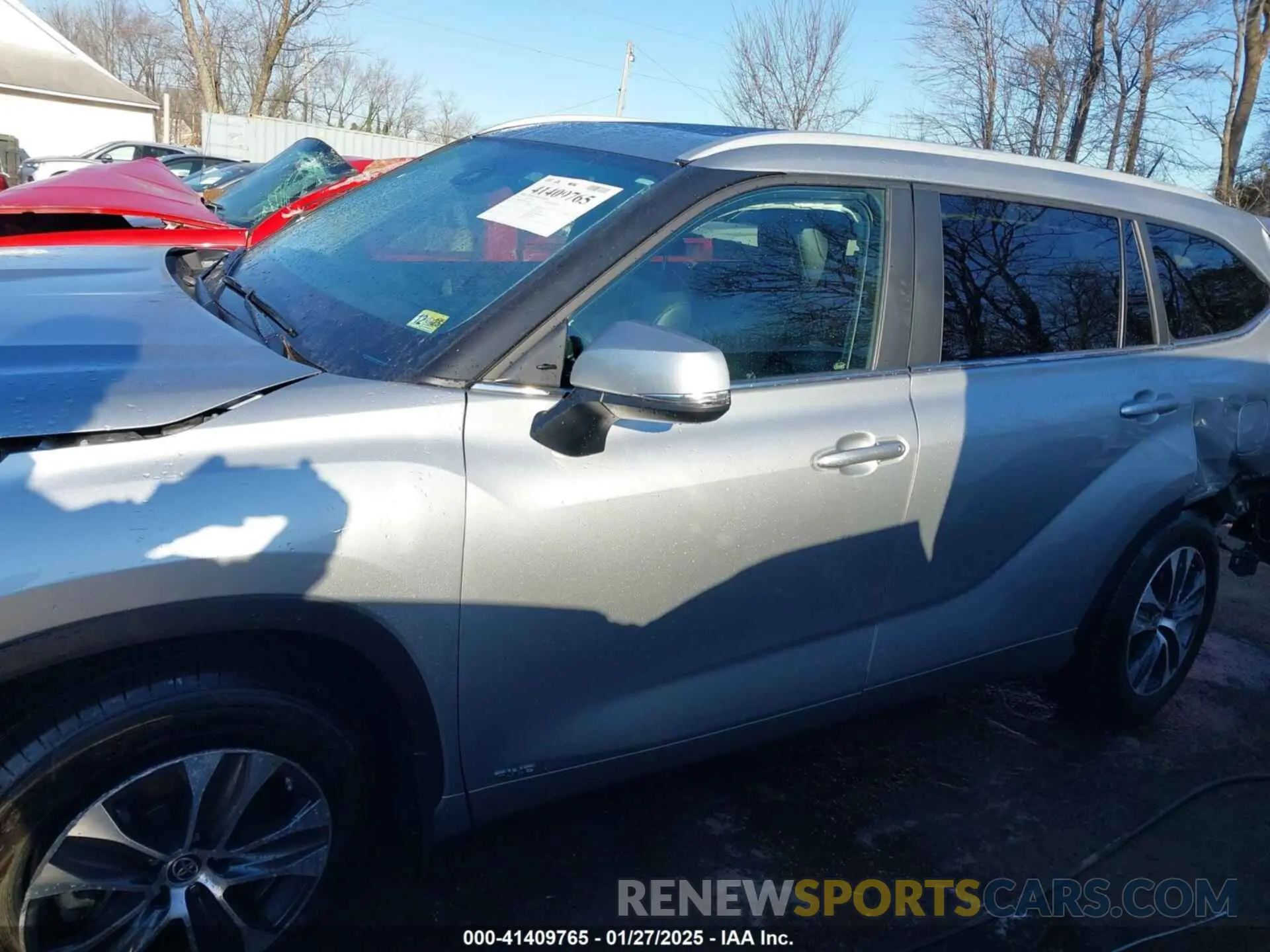14 fotografías del automóvil dañado 5TDKBRCH6RS612934 TOYOTA HIGHLANDER HYBRID 2024