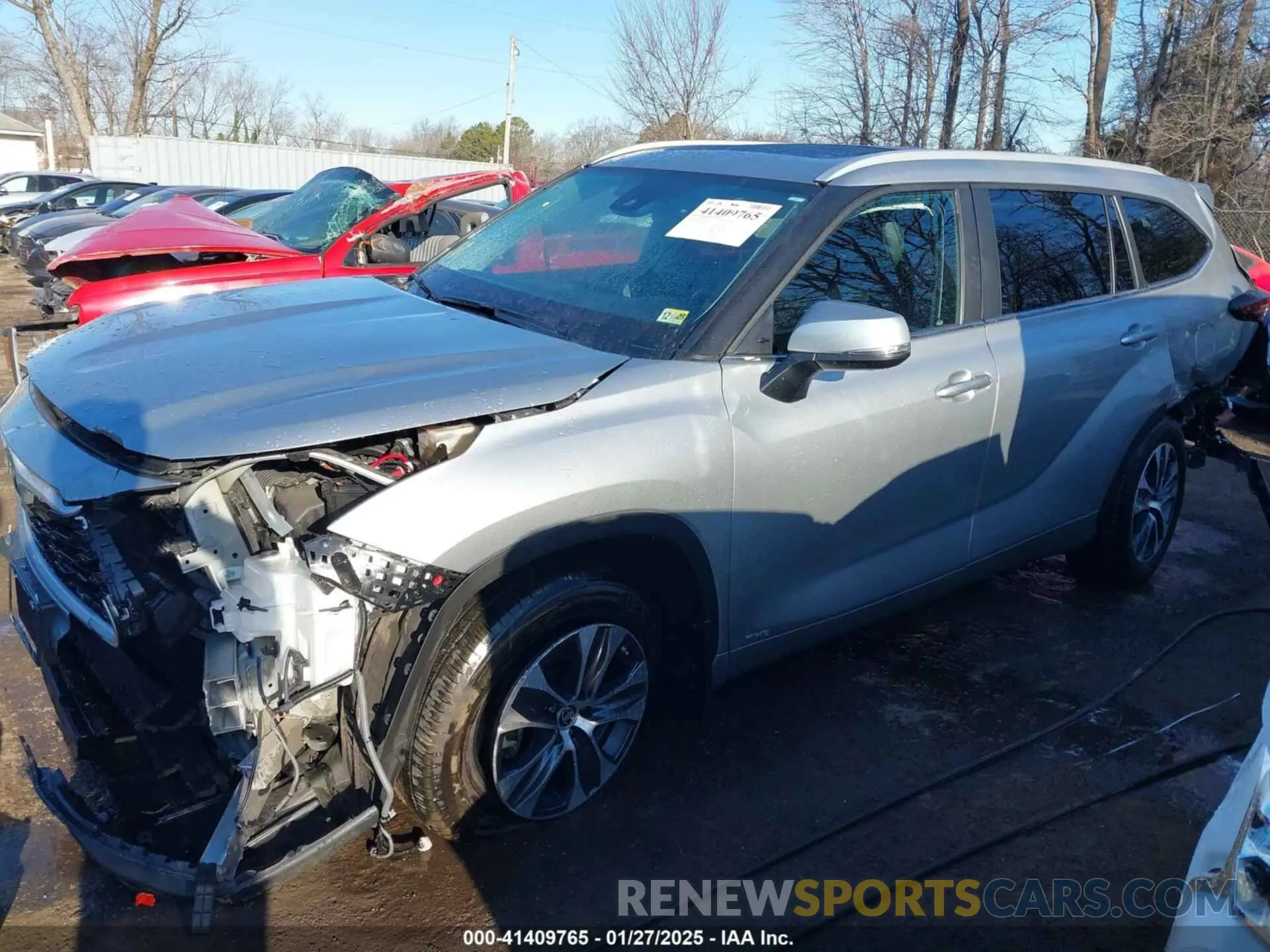 6 fotografías del automóvil dañado 5TDKBRCH6RS612934 TOYOTA HIGHLANDER HYBRID 2024