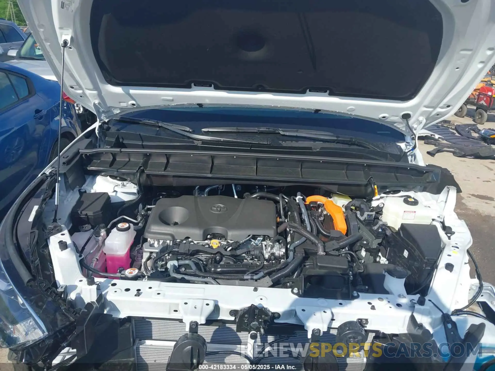 10 fotografías del automóvil dañado 5TDKBRCHXSS662712 TOYOTA HIGHLANDER HYBRID 2025