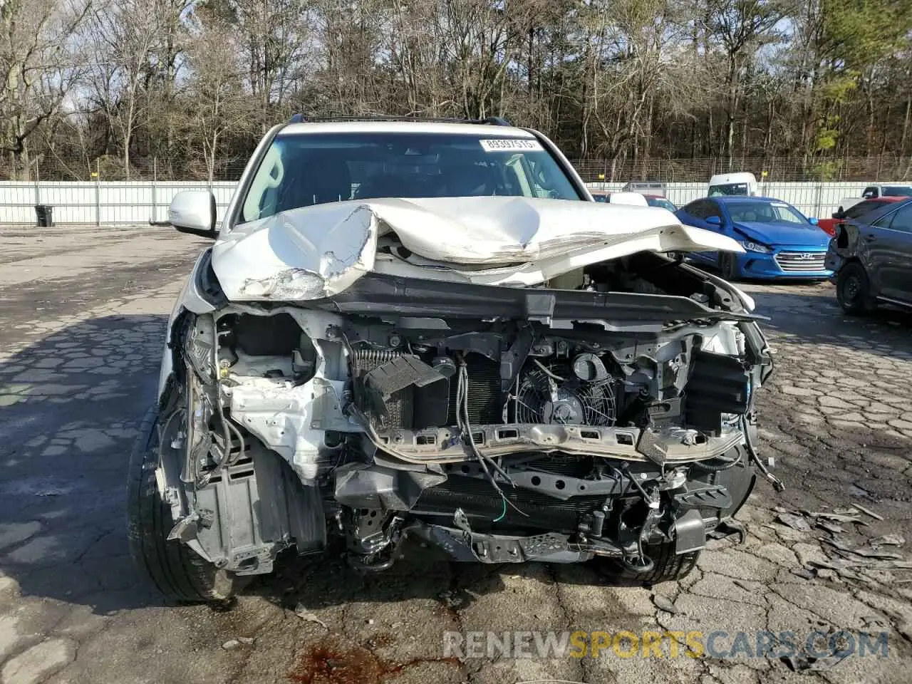 5 fotografías del automóvil dañado JTMCY7AJ8M4103848 TOYOTA LAND CRUIS 2021