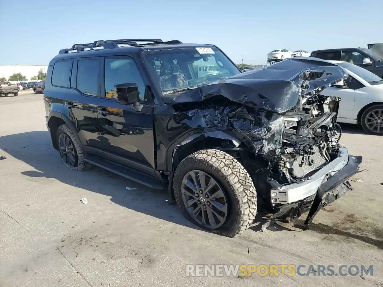 4 fotografías del automóvil dañado JTEABFAJ6S5010025 TOYOTA LAND CRUIS 2025