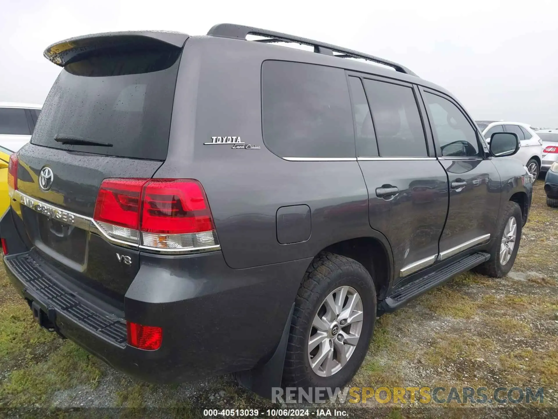 4 fotografías del automóvil dañado JTMCY7AJ2M4096296 TOYOTA LAND CRUISER 2021