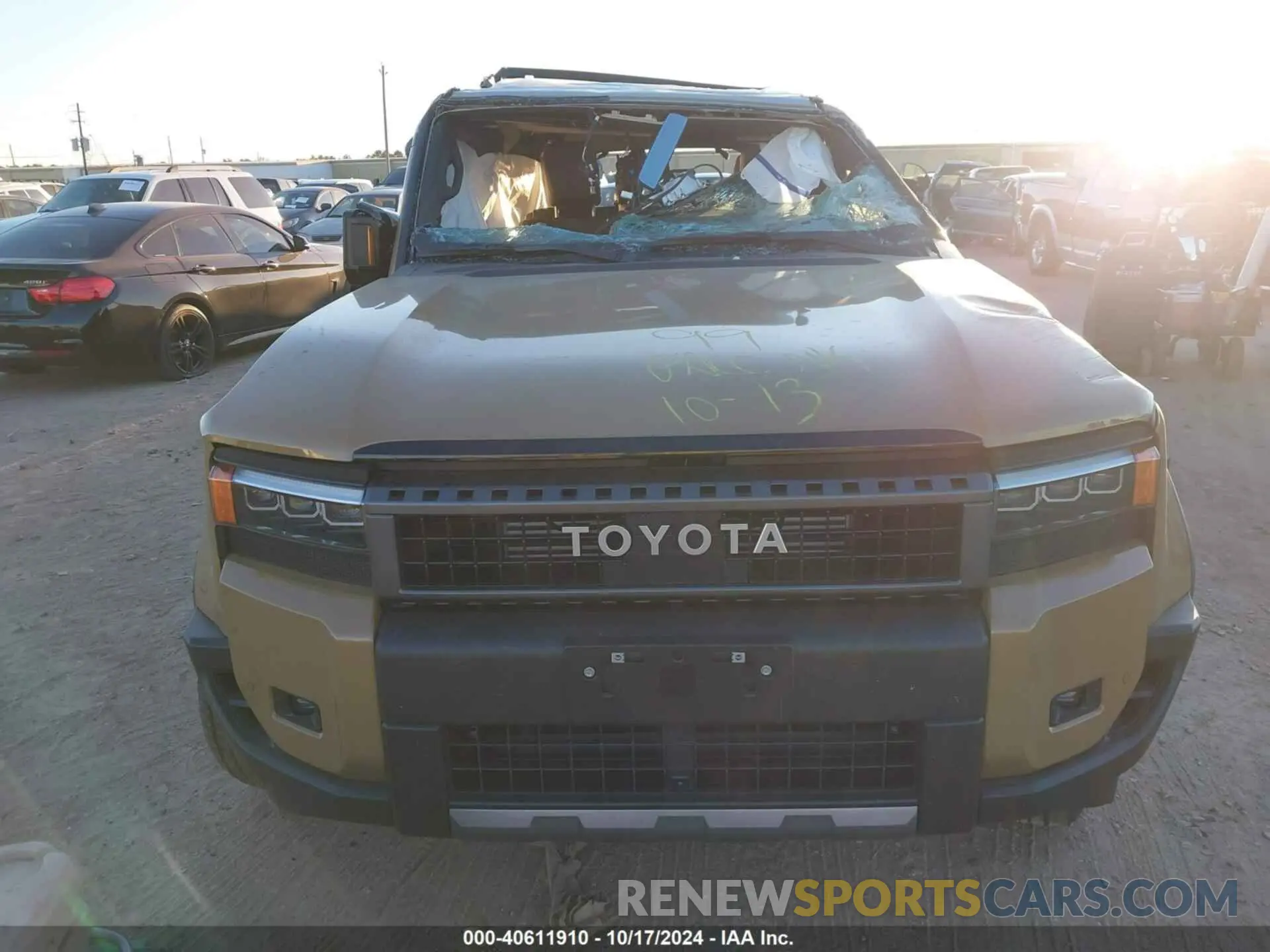 11 fotografías del automóvil dañado JTEABFAJ1RK011689 TOYOTA LAND CRUISER 2024