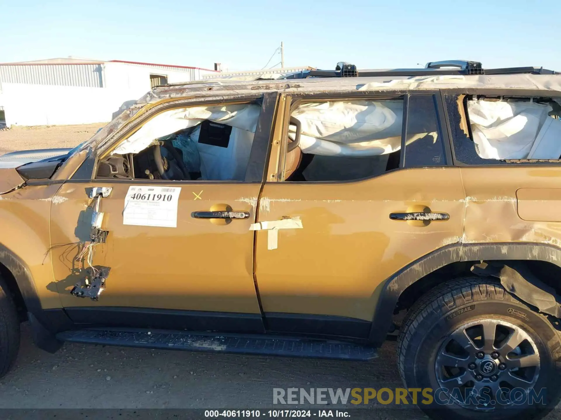 13 fotografías del automóvil dañado JTEABFAJ1RK011689 TOYOTA LAND CRUISER 2024