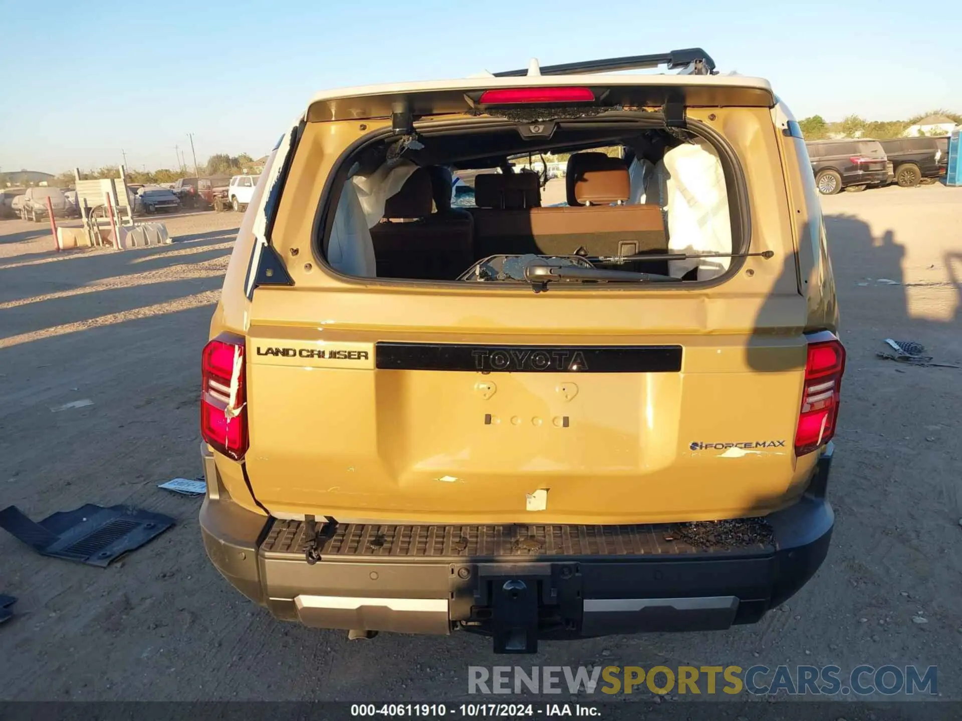 15 fotografías del automóvil dañado JTEABFAJ1RK011689 TOYOTA LAND CRUISER 2024