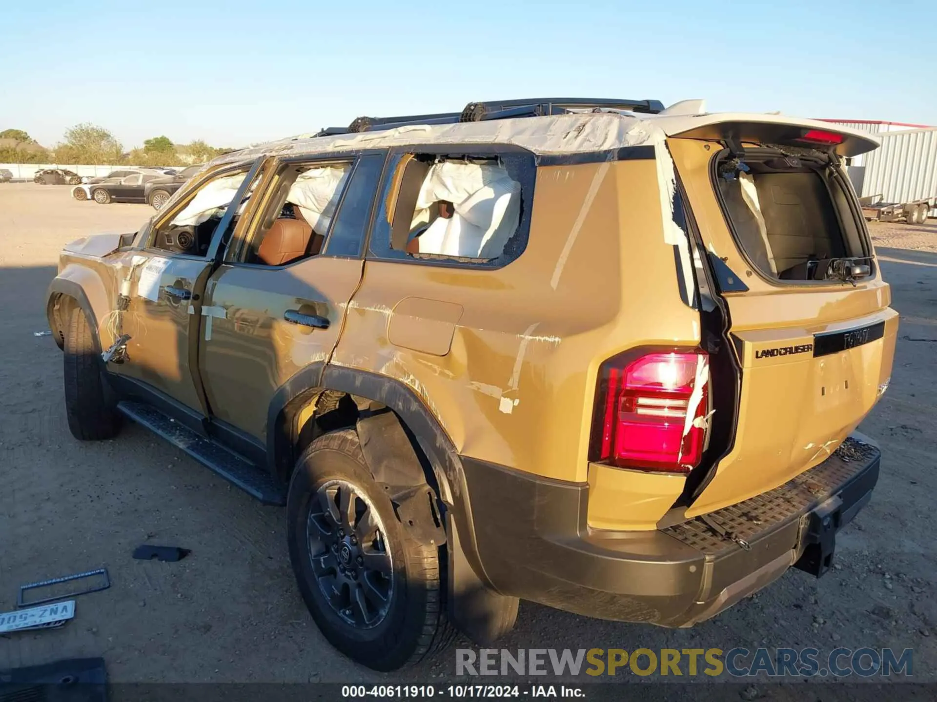 3 fotografías del automóvil dañado JTEABFAJ1RK011689 TOYOTA LAND CRUISER 2024
