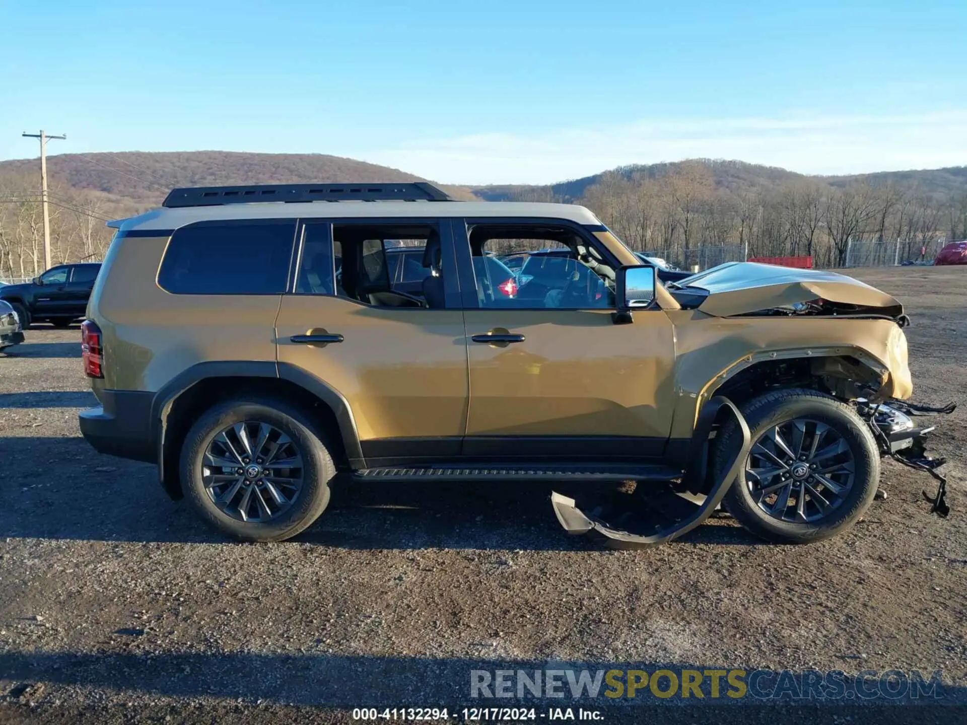 14 fotografías del automóvil dañado JTEABFAJ6RK004432 TOYOTA LAND CRUISER 2024