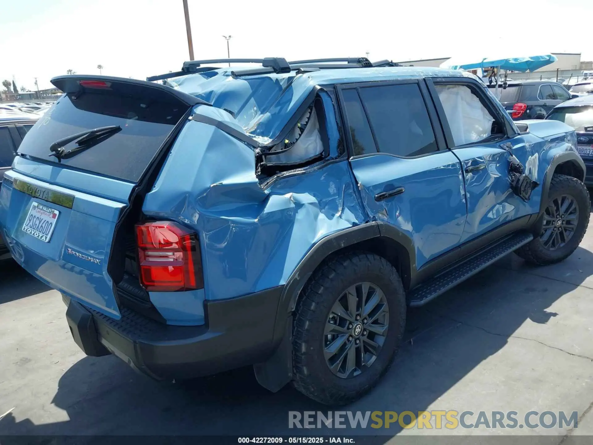 4 fotografías del automóvil dañado JTEABFAJ1SK031236 TOYOTA LAND CRUISER 2025