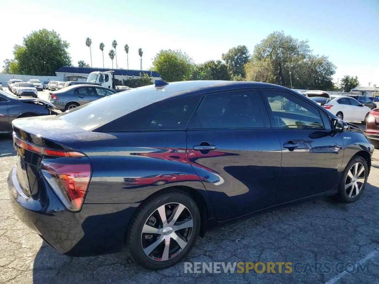 3 fotografías del automóvil dañado JTDBVRBD0KA005842 TOYOTA MIRAI 2019
