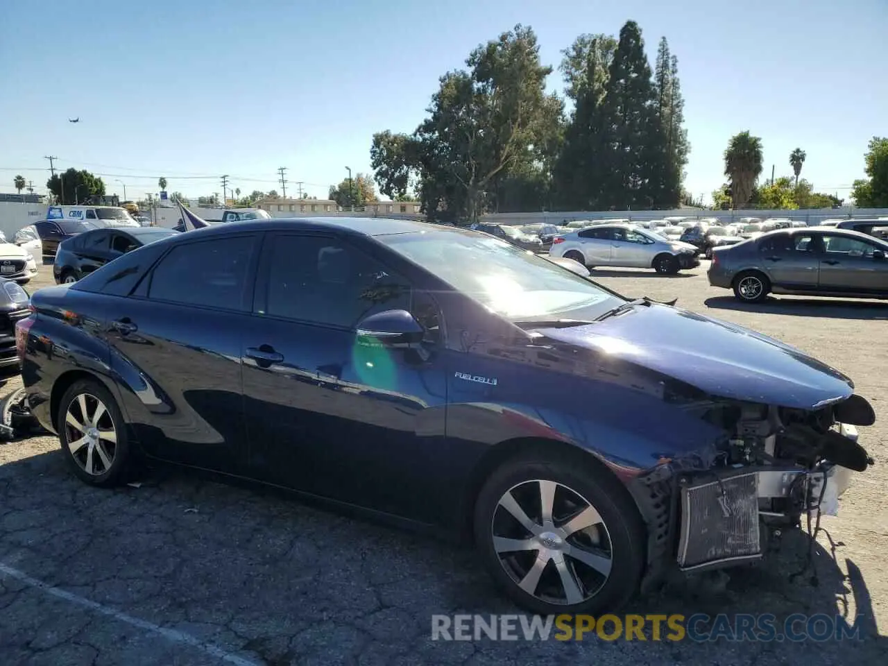 4 fotografías del automóvil dañado JTDBVRBD0KA005842 TOYOTA MIRAI 2019