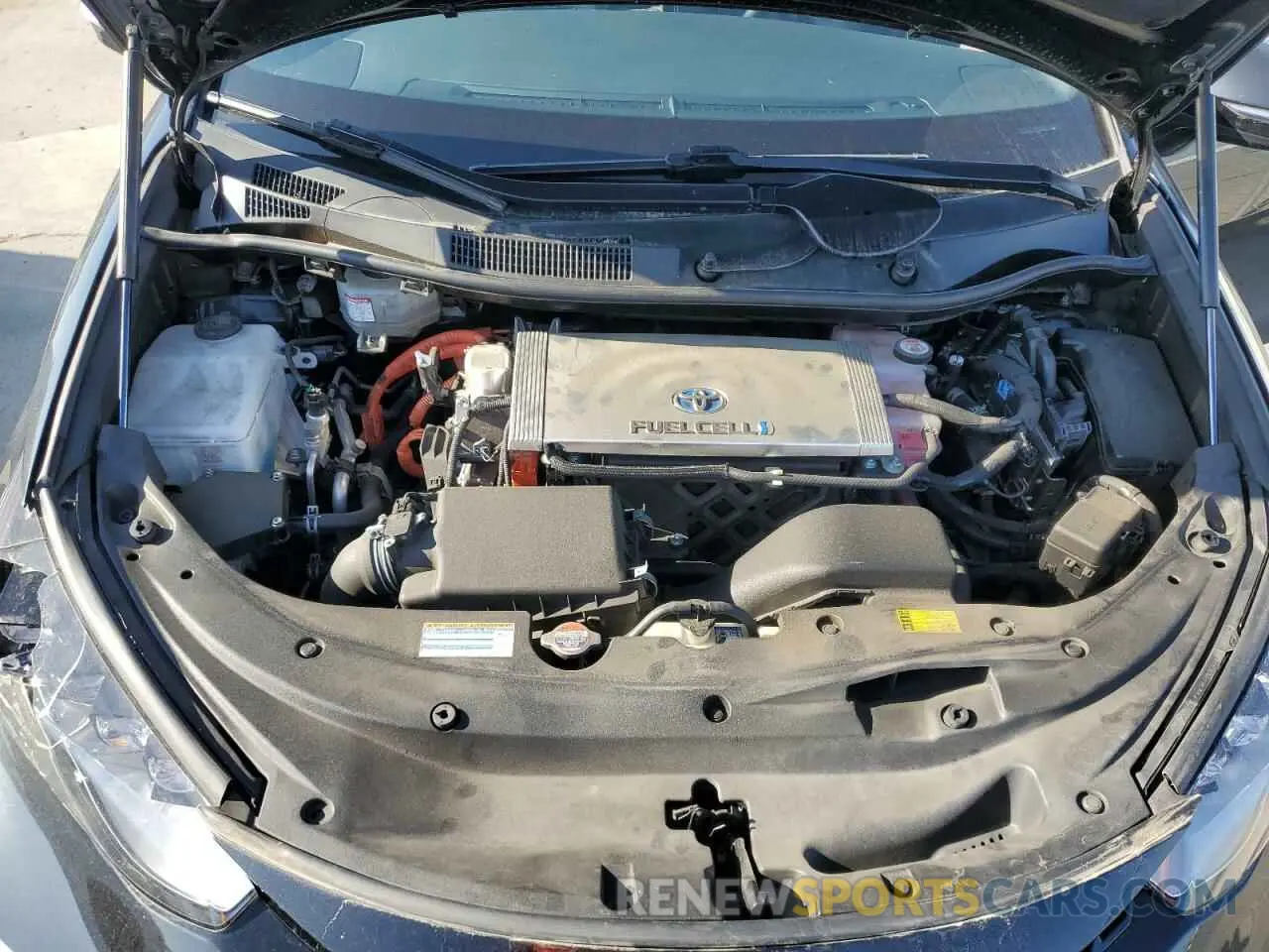 11 fotografías del automóvil dañado JTDBVRBD0KA006439 TOYOTA MIRAI 2019