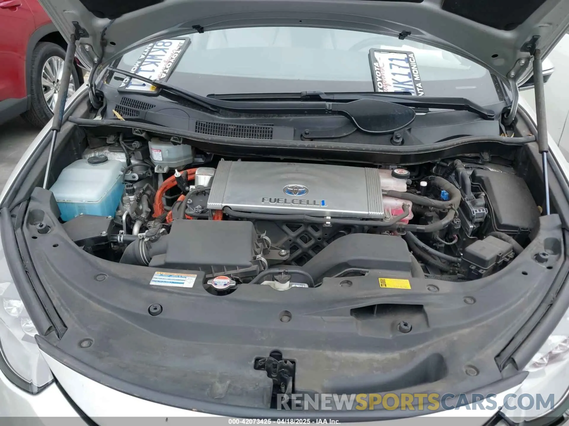 10 fotografías del automóvil dañado JTDBVRBD2KA006751 TOYOTA MIRAI 2019