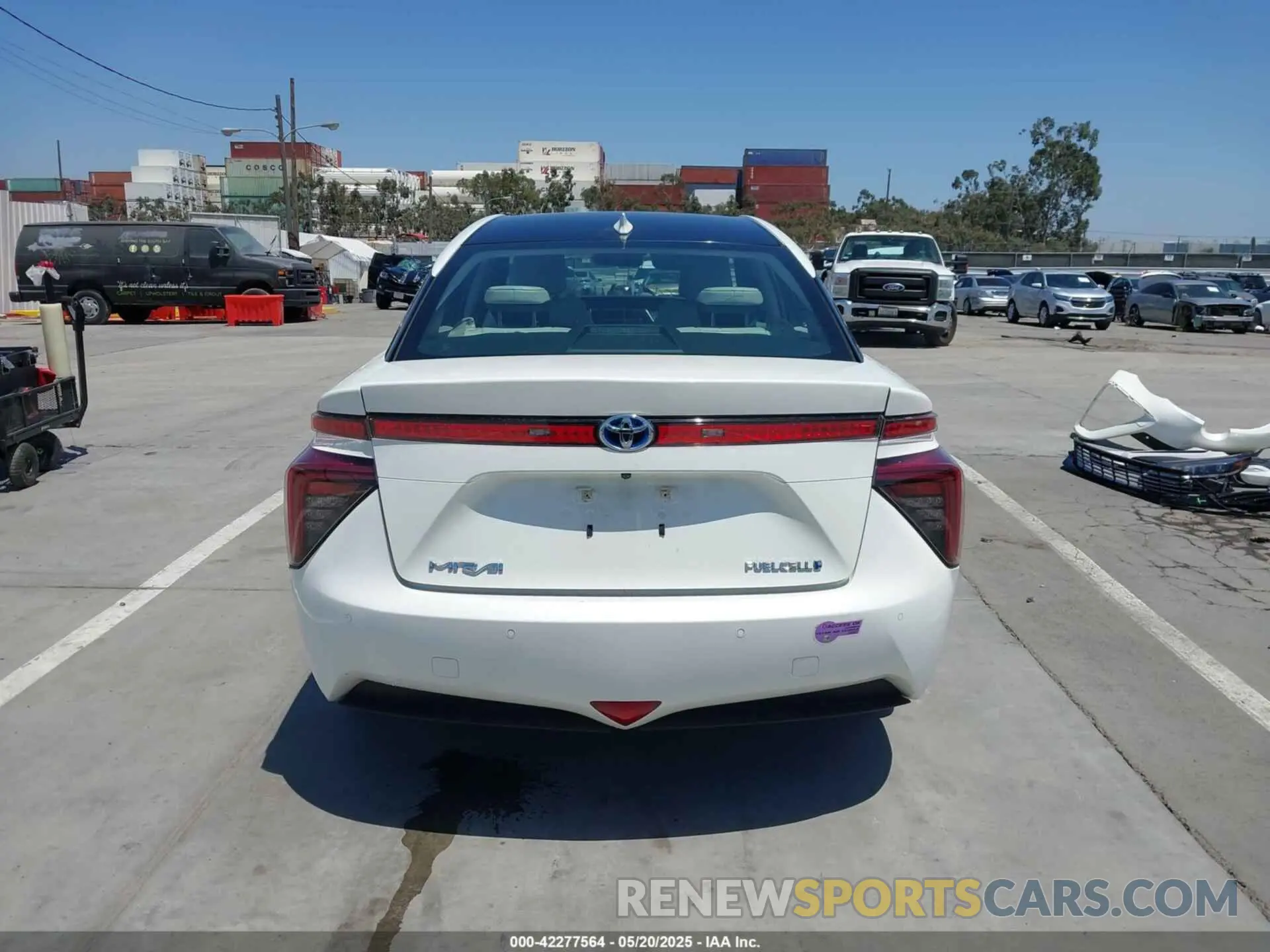 17 fotografías del automóvil dañado JTDBVRBD2KA007074 TOYOTA MIRAI 2019