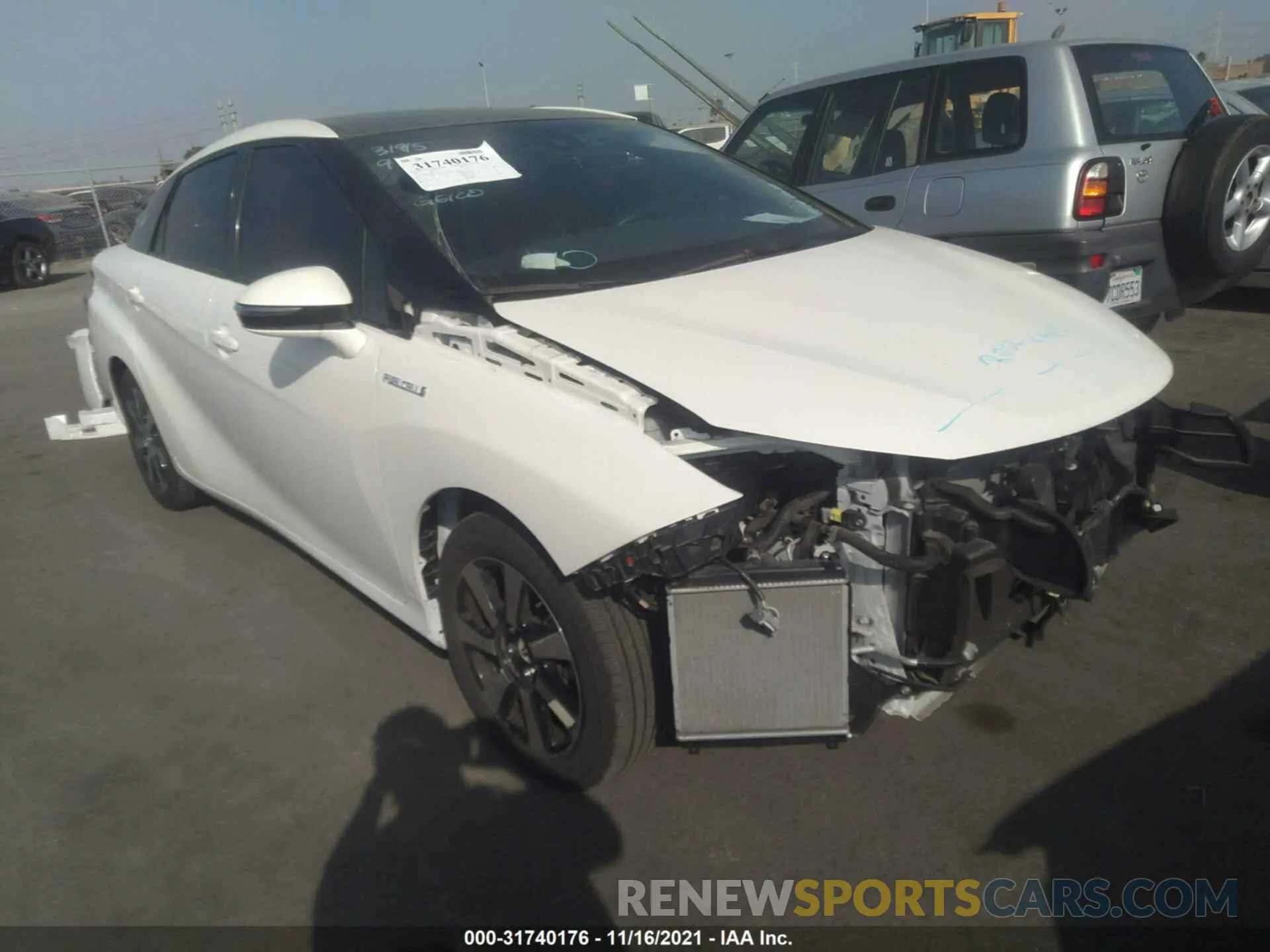 1 fotografías del automóvil dañado JTDBVRBD6KA006574 TOYOTA MIRAI 2019