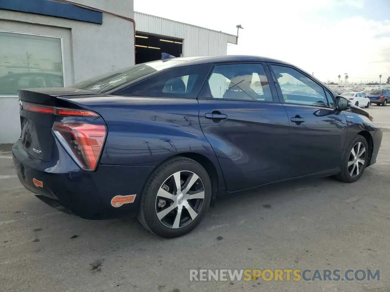 3 fotografías del automóvil dañado JTDBVRBD7KA007376 TOYOTA MIRAI 2019