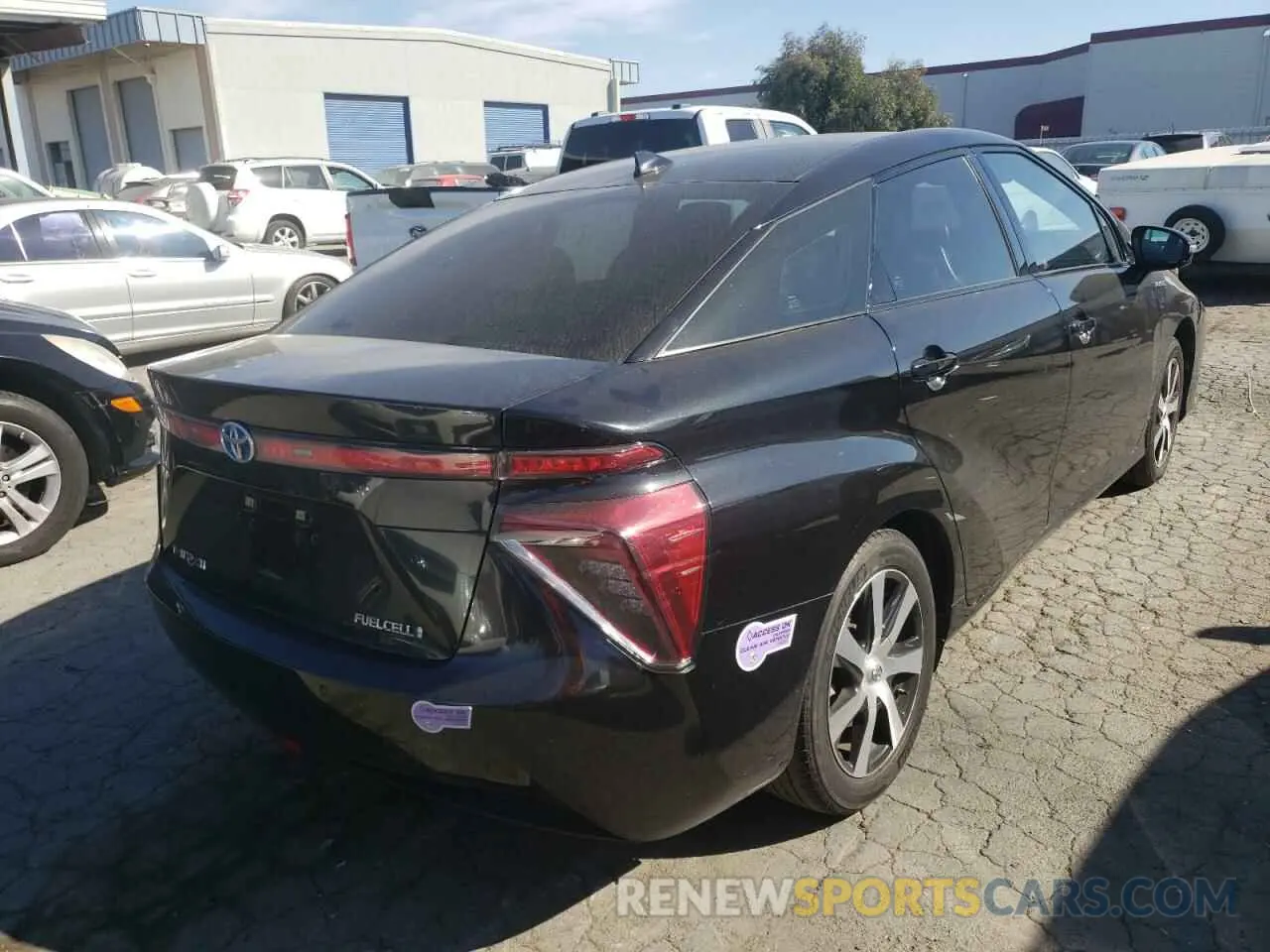 4 fotografías del automóvil dañado JTDBVRBD9KA005726 TOYOTA MIRAI 2019