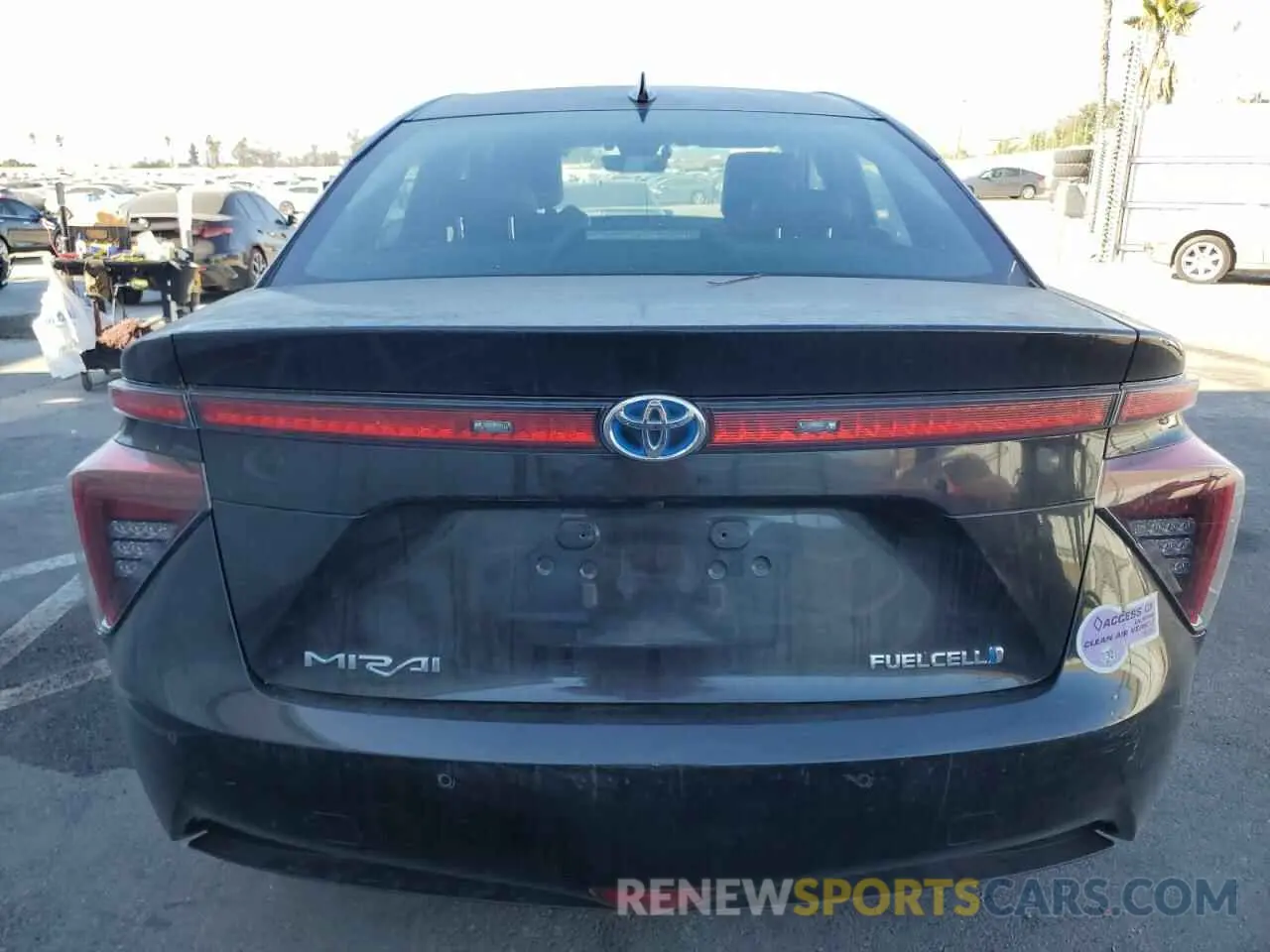 6 fotografías del automóvil dañado JTDBVRBD9KA006147 TOYOTA MIRAI 2019