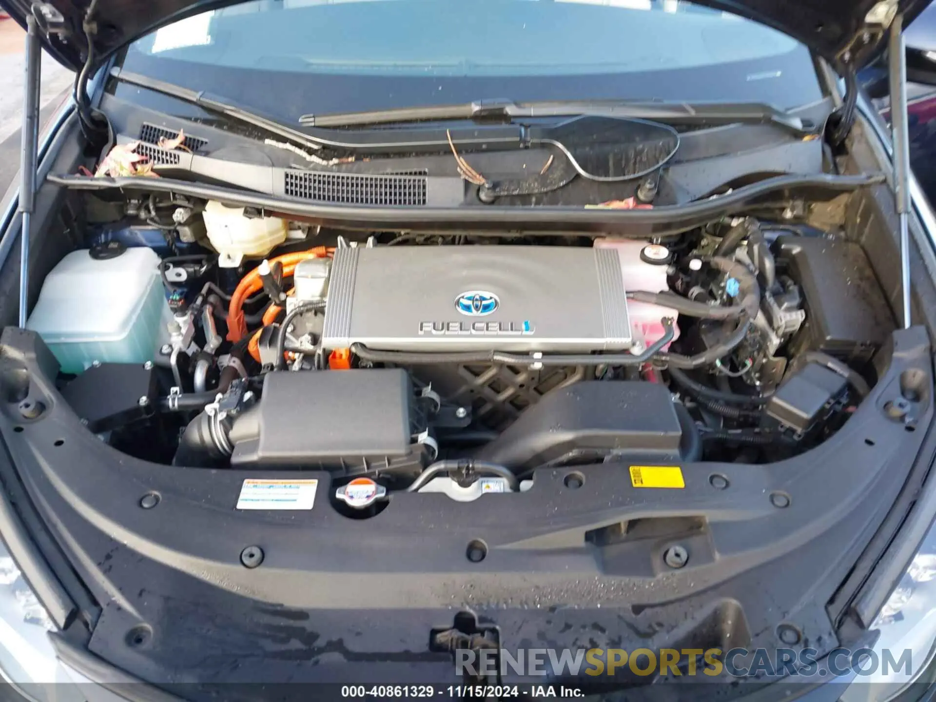 10 fotografías del automóvil dañado JTDBVRBD9KA006603 TOYOTA MIRAI 2019