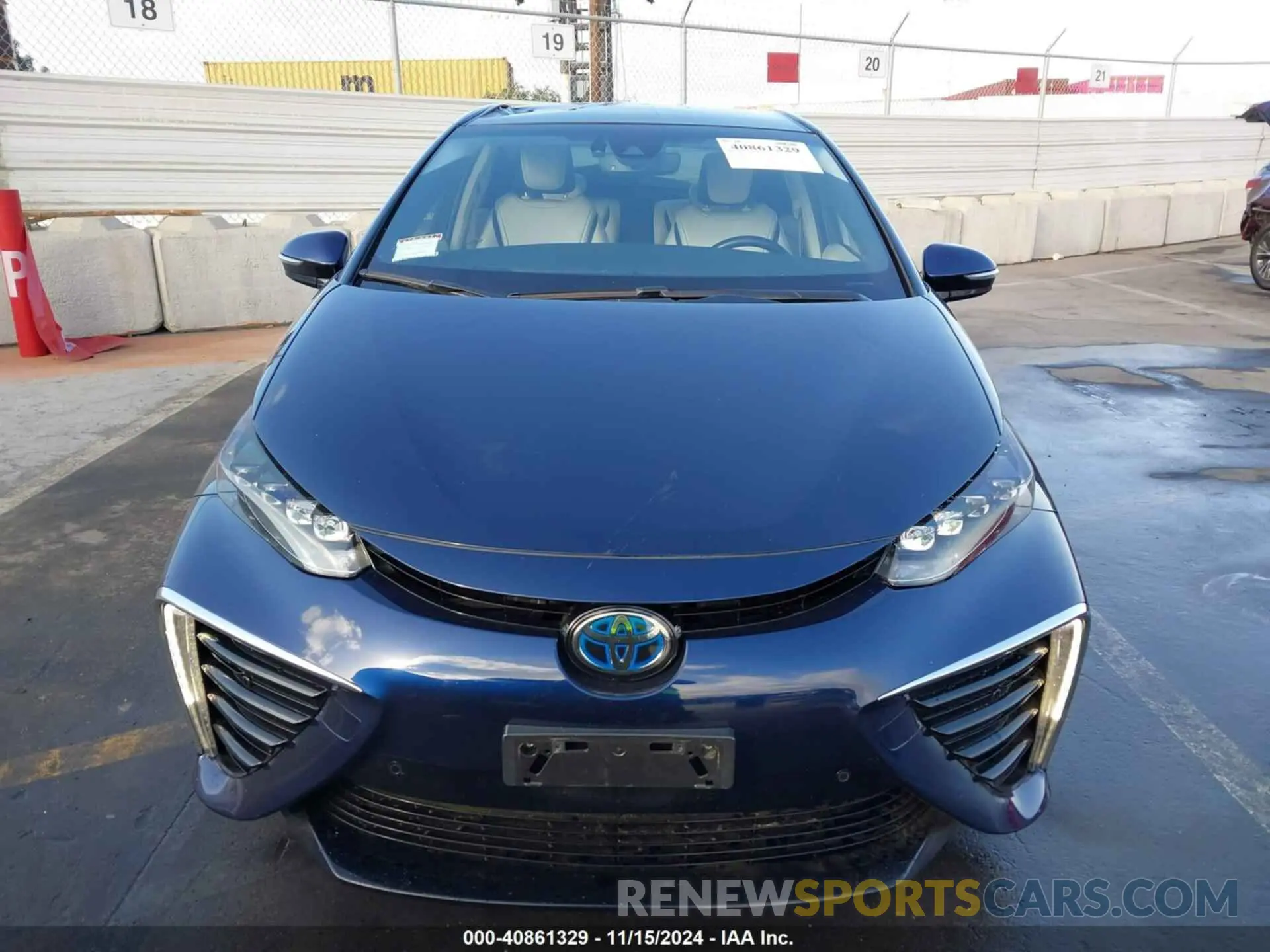 12 fotografías del automóvil dañado JTDBVRBD9KA006603 TOYOTA MIRAI 2019