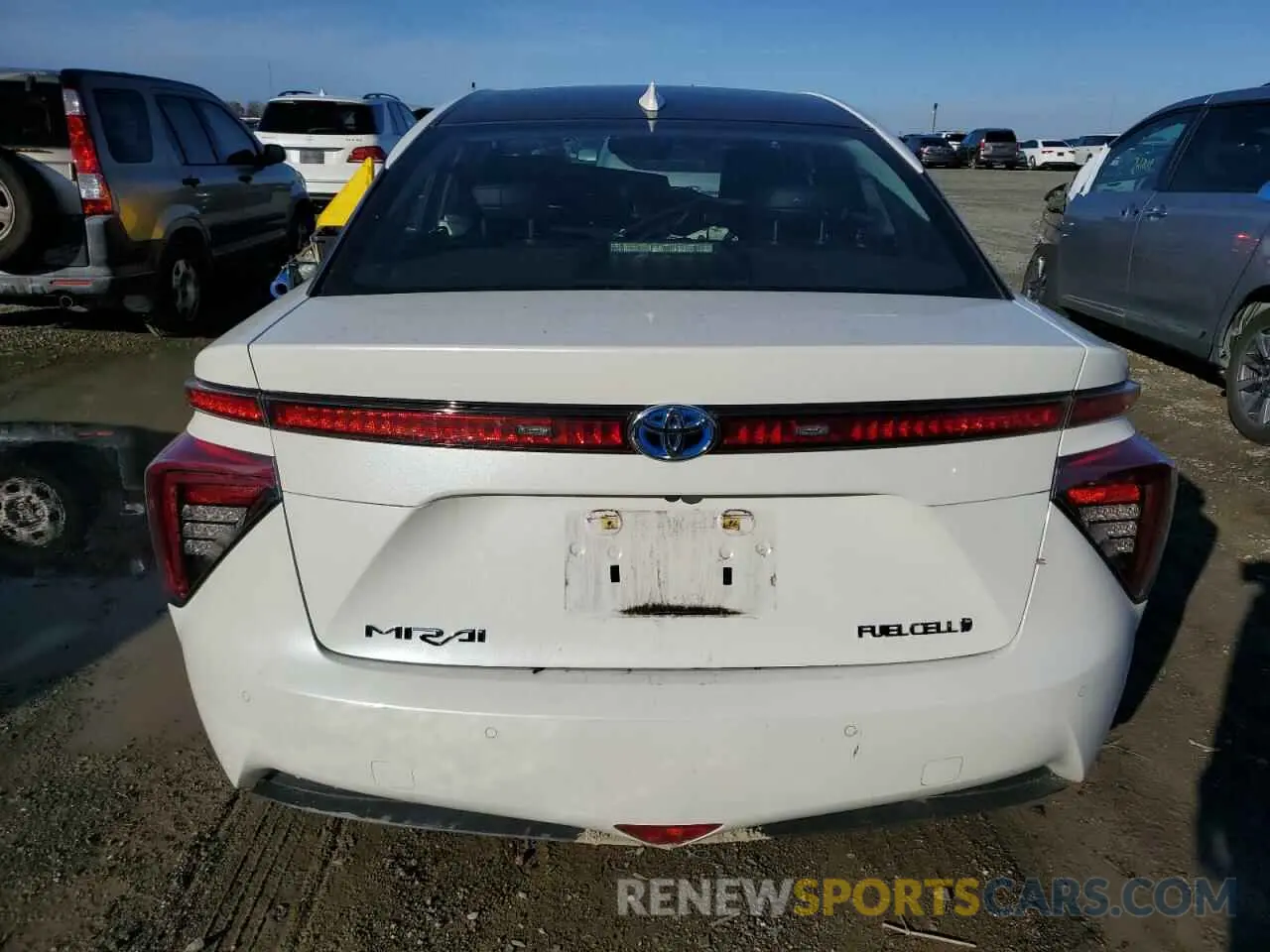 6 fotografías del automóvil dañado JTDBVRBDXKA006934 TOYOTA MIRAI 2019