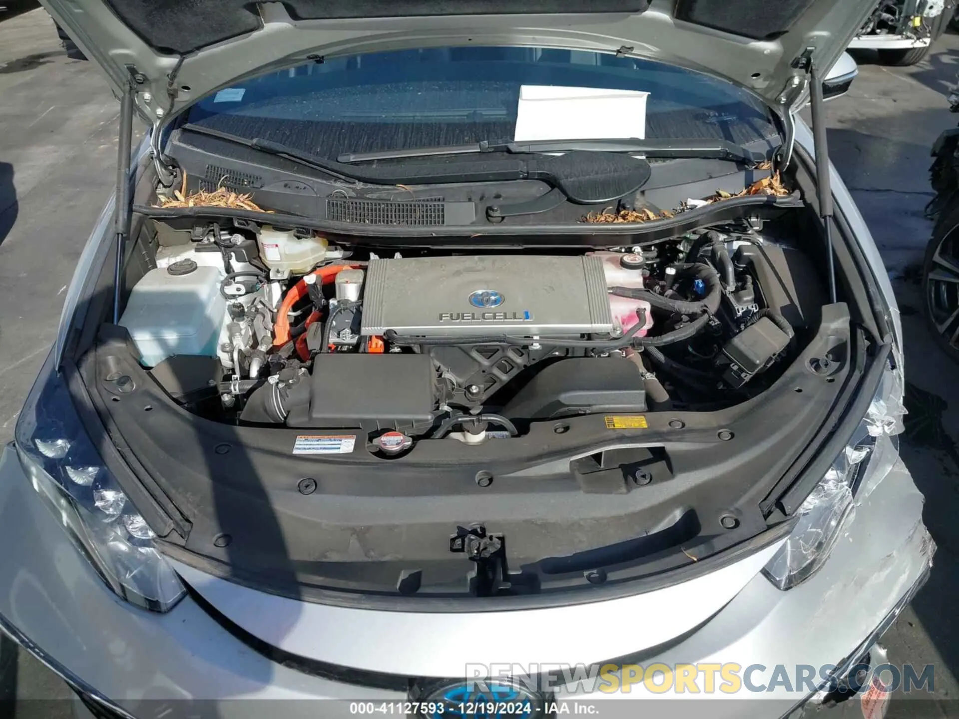 10 fotografías del automóvil dañado JTDBVRBDXKA007873 TOYOTA MIRAI 2019