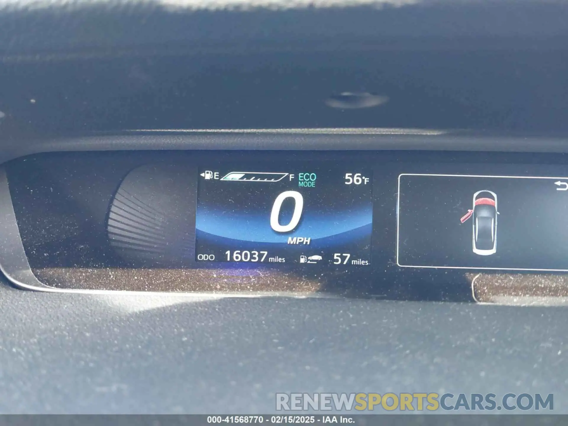 15 fotografías del automóvil dañado JTDBVRBD0LA007947 TOYOTA MIRAI 2020