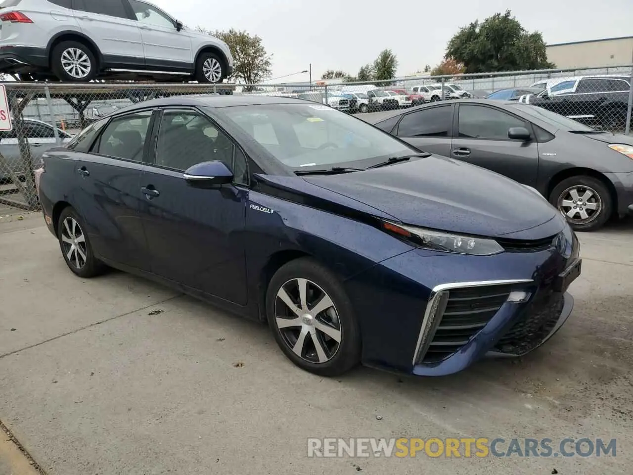 4 fotografías del automóvil dañado JTDBVRBD1LA008122 TOYOTA MIRAI 2020