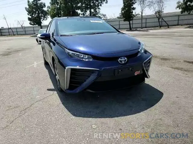 13 fotografías del automóvil dañado JTDBVRBD7LA008027 TOYOTA MIRAI 2020