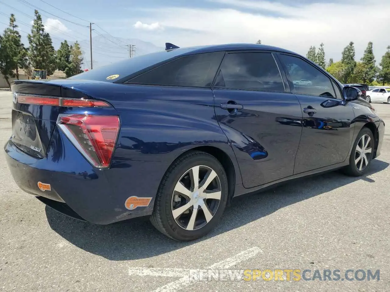 3 fotografías del automóvil dañado JTDBVRBD7LA008027 TOYOTA MIRAI 2020