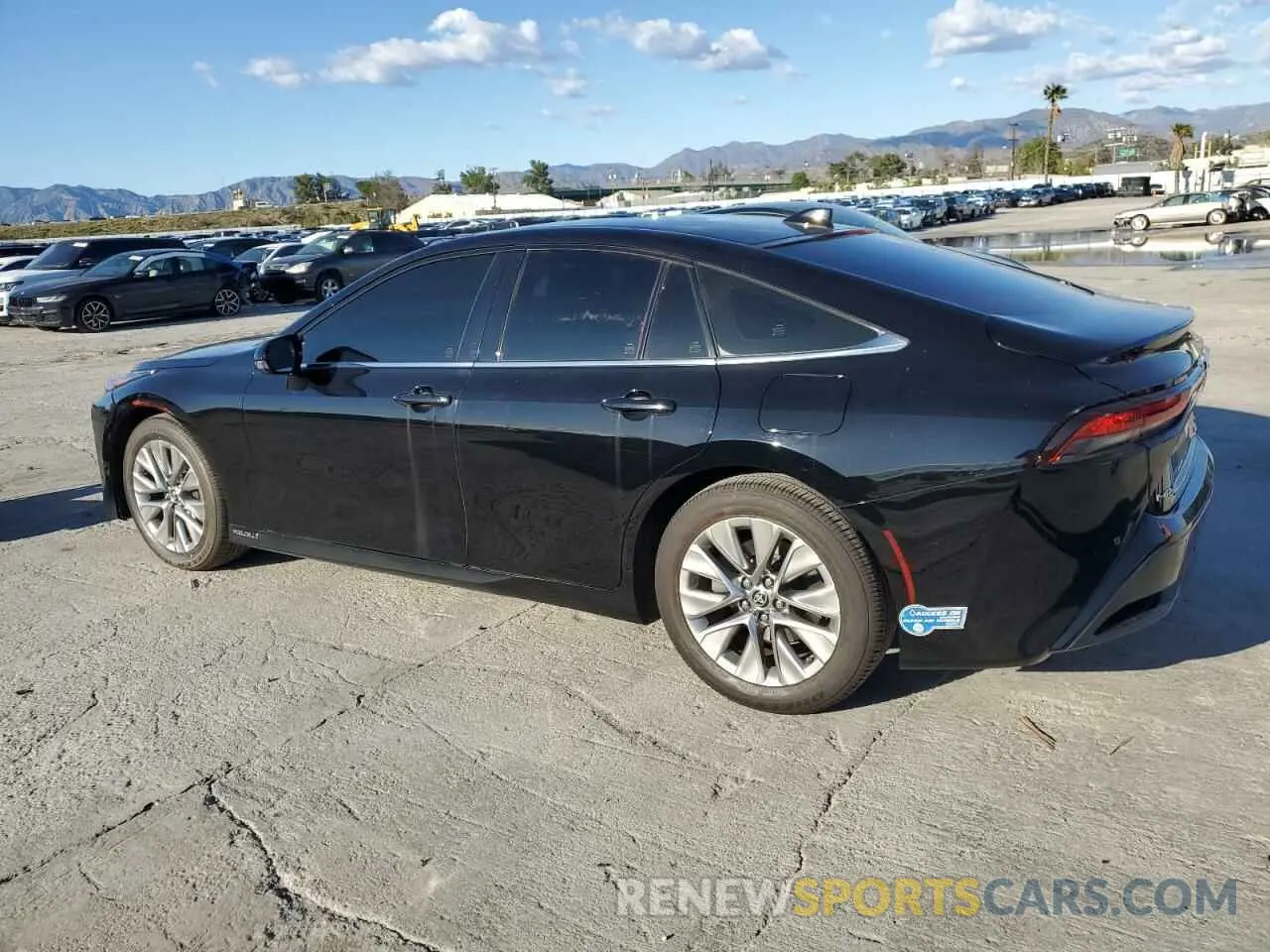 2 fotografías del automóvil dañado JTDAAAAA0MA001406 TOYOTA MIRAI 2021