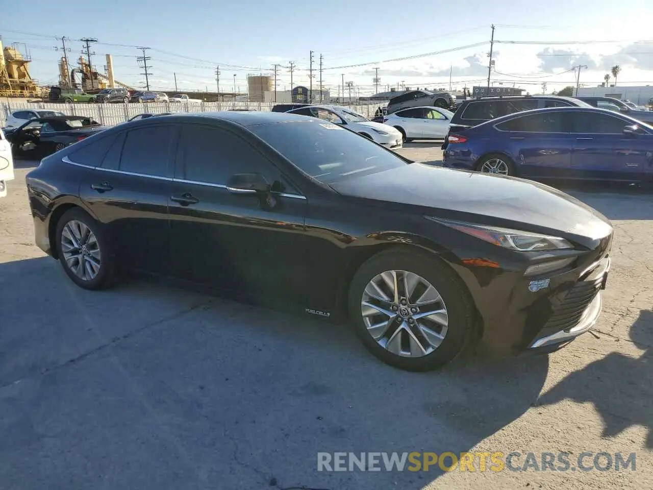 4 fotografías del automóvil dañado JTDAAAAA0MA001406 TOYOTA MIRAI 2021