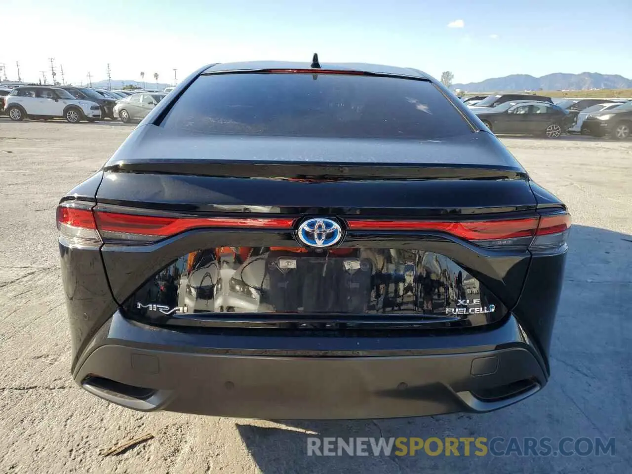 6 fotografías del automóvil dañado JTDAAAAA0MA001406 TOYOTA MIRAI 2021