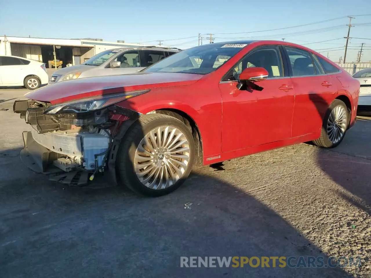 1 fotografías del automóvil dañado JTDAAAAA1MA001558 TOYOTA MIRAI 2021