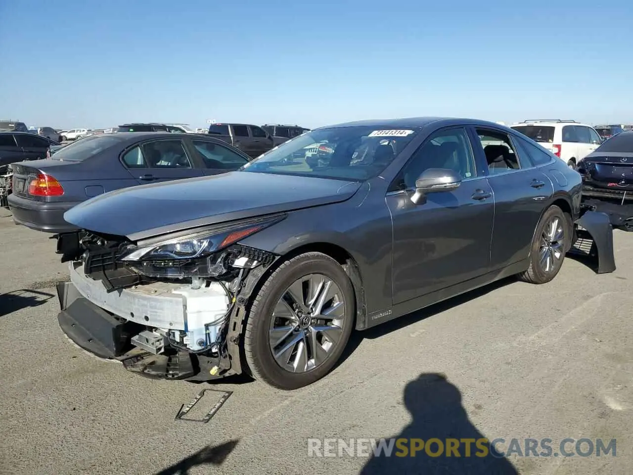 1 fotografías del automóvil dañado JTDAAAAA2MA001908 TOYOTA MIRAI 2021