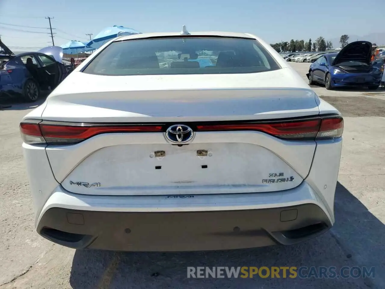 6 fotografías del automóvil dañado JTDAAAAA3MA002422 TOYOTA MIRAI 2021