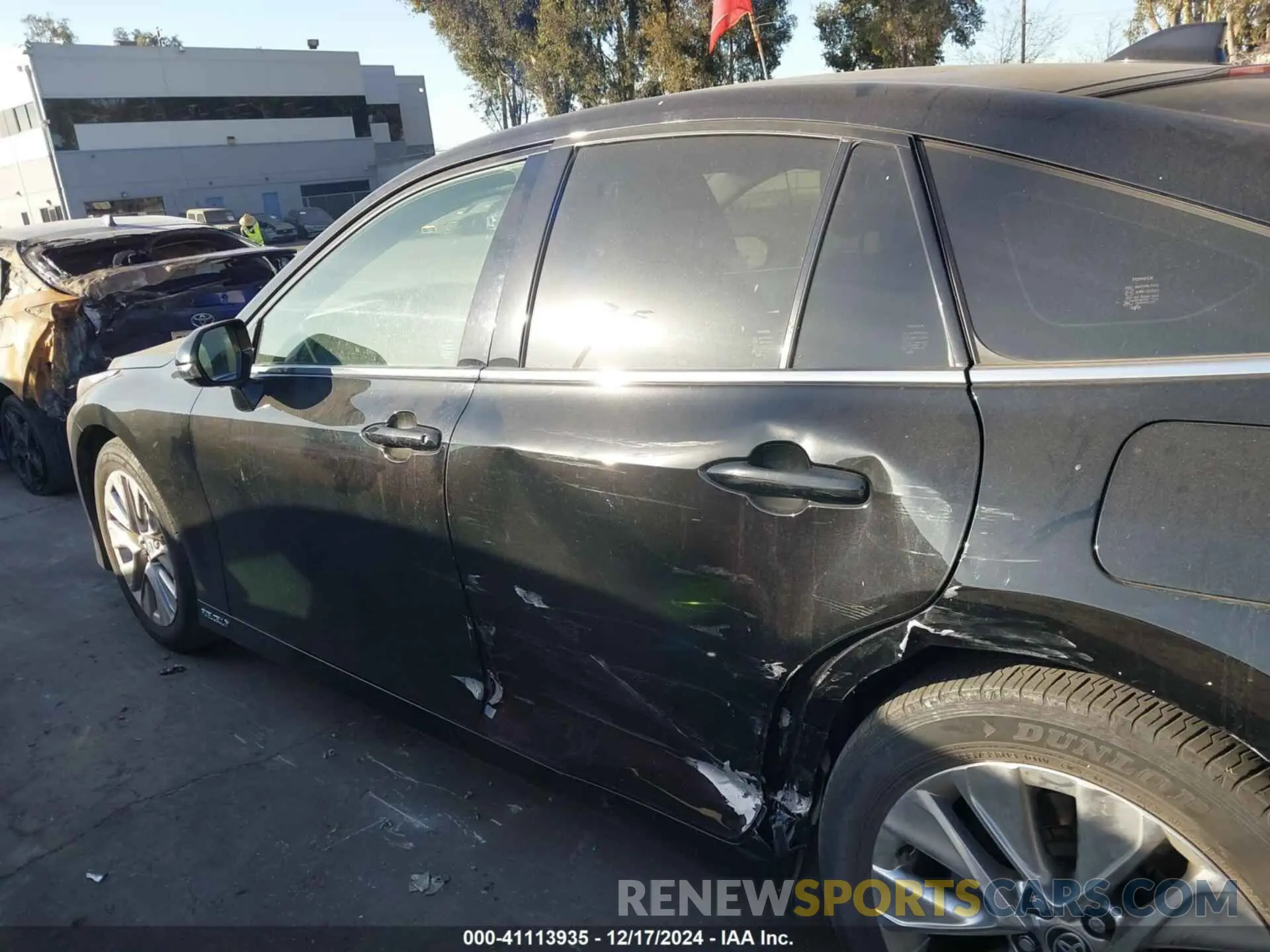 14 fotografías del automóvil dañado JTDAAAAA3MA003053 TOYOTA MIRAI 2021