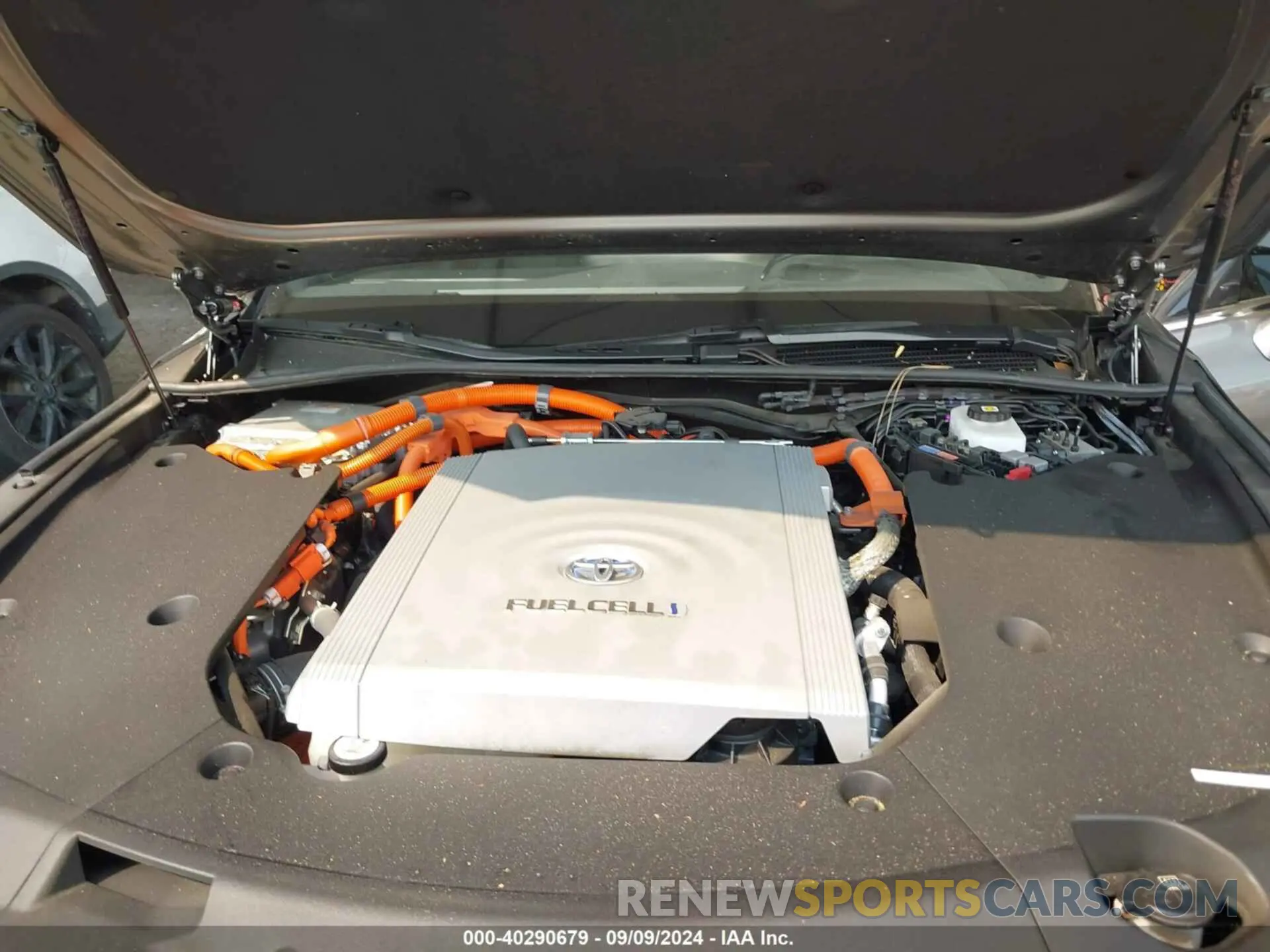 10 fotografías del automóvil dañado JTDAAAAA4MA000887 TOYOTA MIRAI 2021