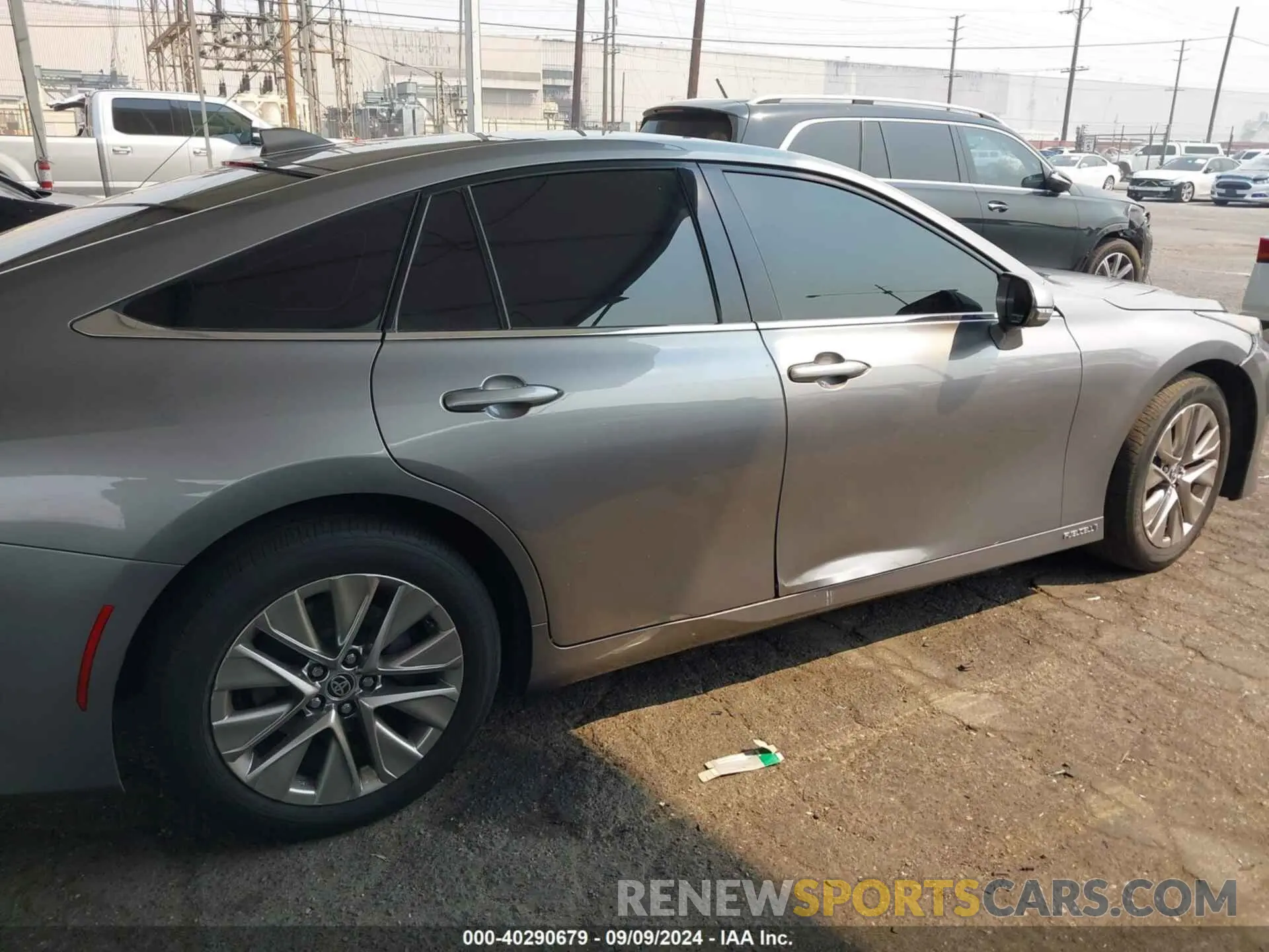 12 fotografías del automóvil dañado JTDAAAAA4MA000887 TOYOTA MIRAI 2021