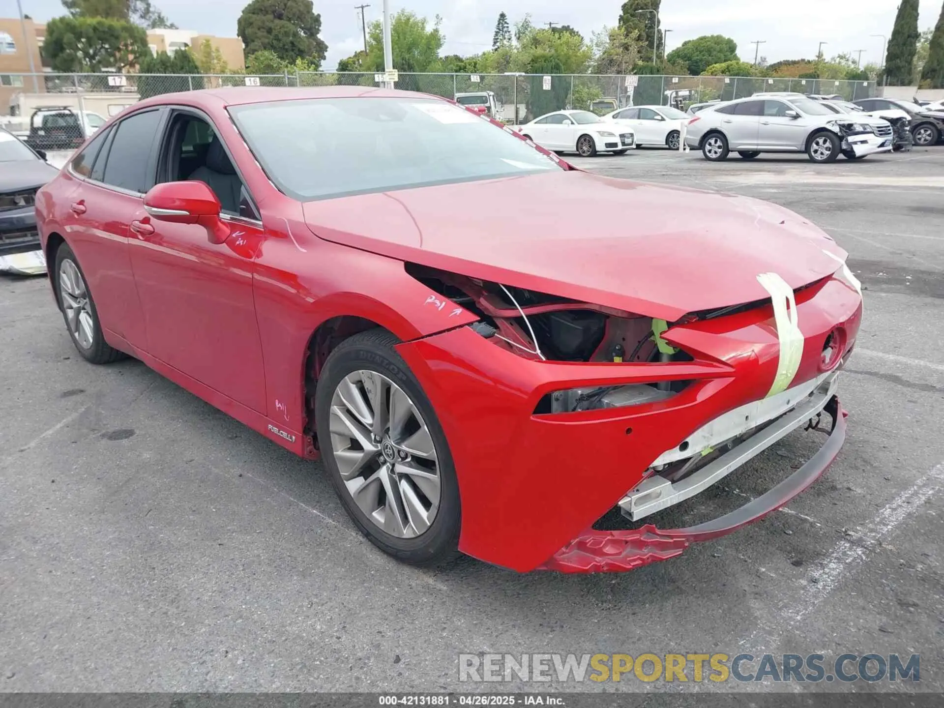 1 fotografías del automóvil dañado JTDAAAAA4MA001098 TOYOTA MIRAI 2021