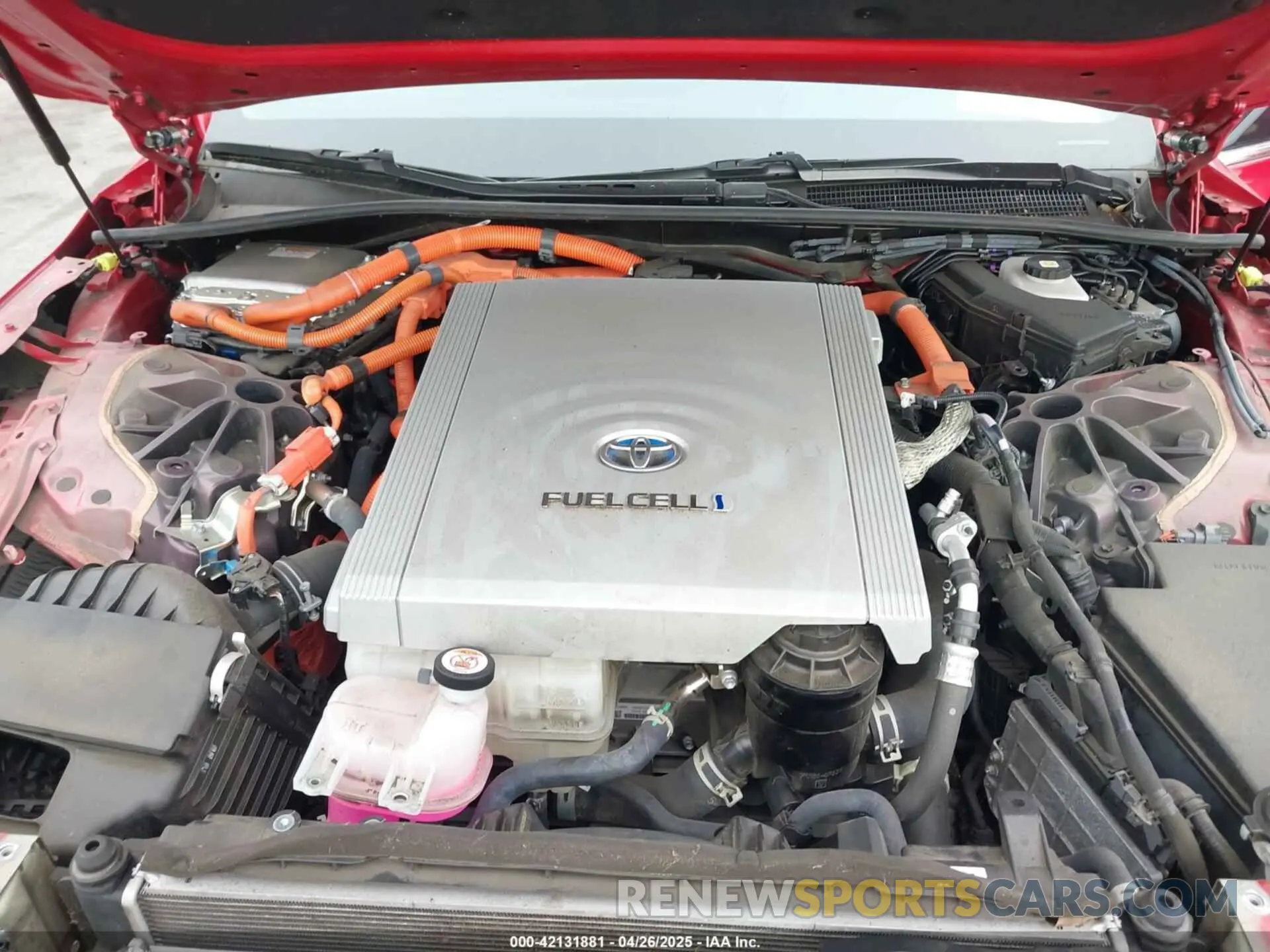 10 fotografías del automóvil dañado JTDAAAAA4MA001098 TOYOTA MIRAI 2021