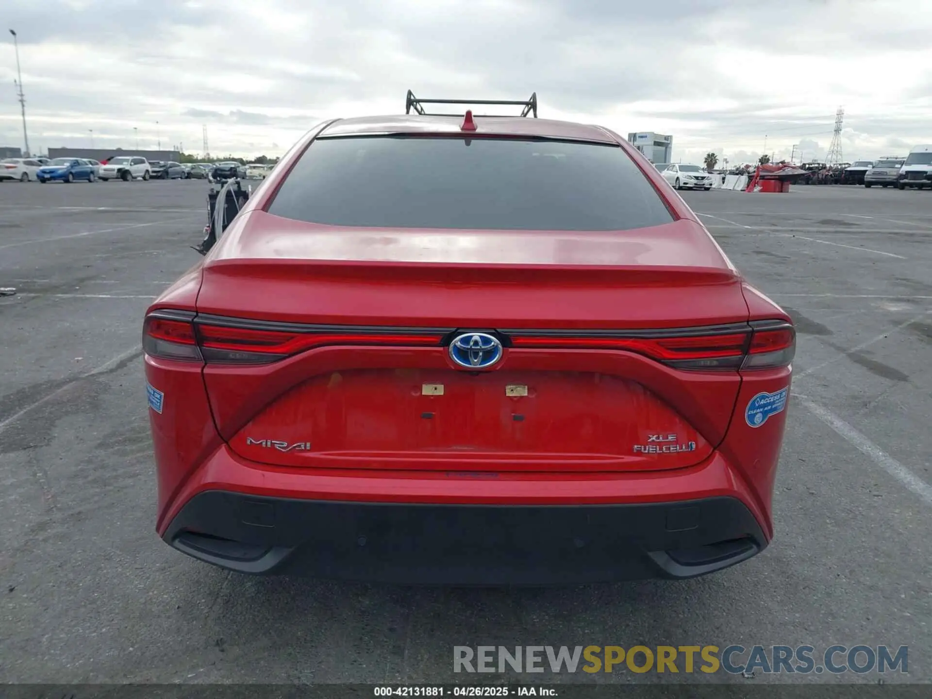 17 fotografías del automóvil dañado JTDAAAAA4MA001098 TOYOTA MIRAI 2021