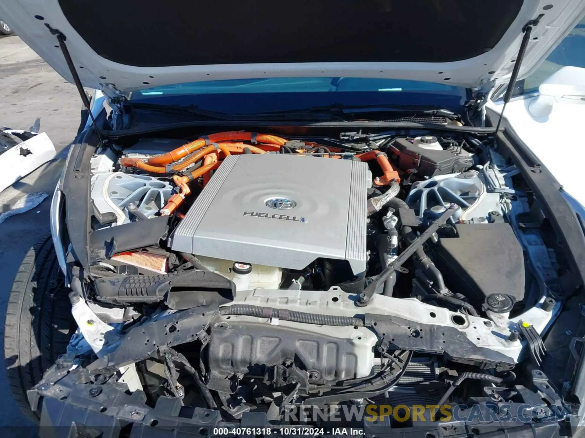 10 fotografías del automóvil dañado JTDAAAAA7MA003248 TOYOTA MIRAI 2021