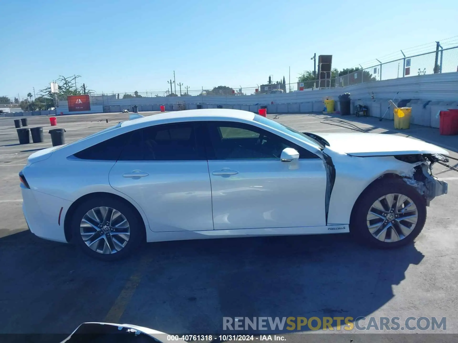 14 fotografías del automóvil dañado JTDAAAAA7MA003248 TOYOTA MIRAI 2021