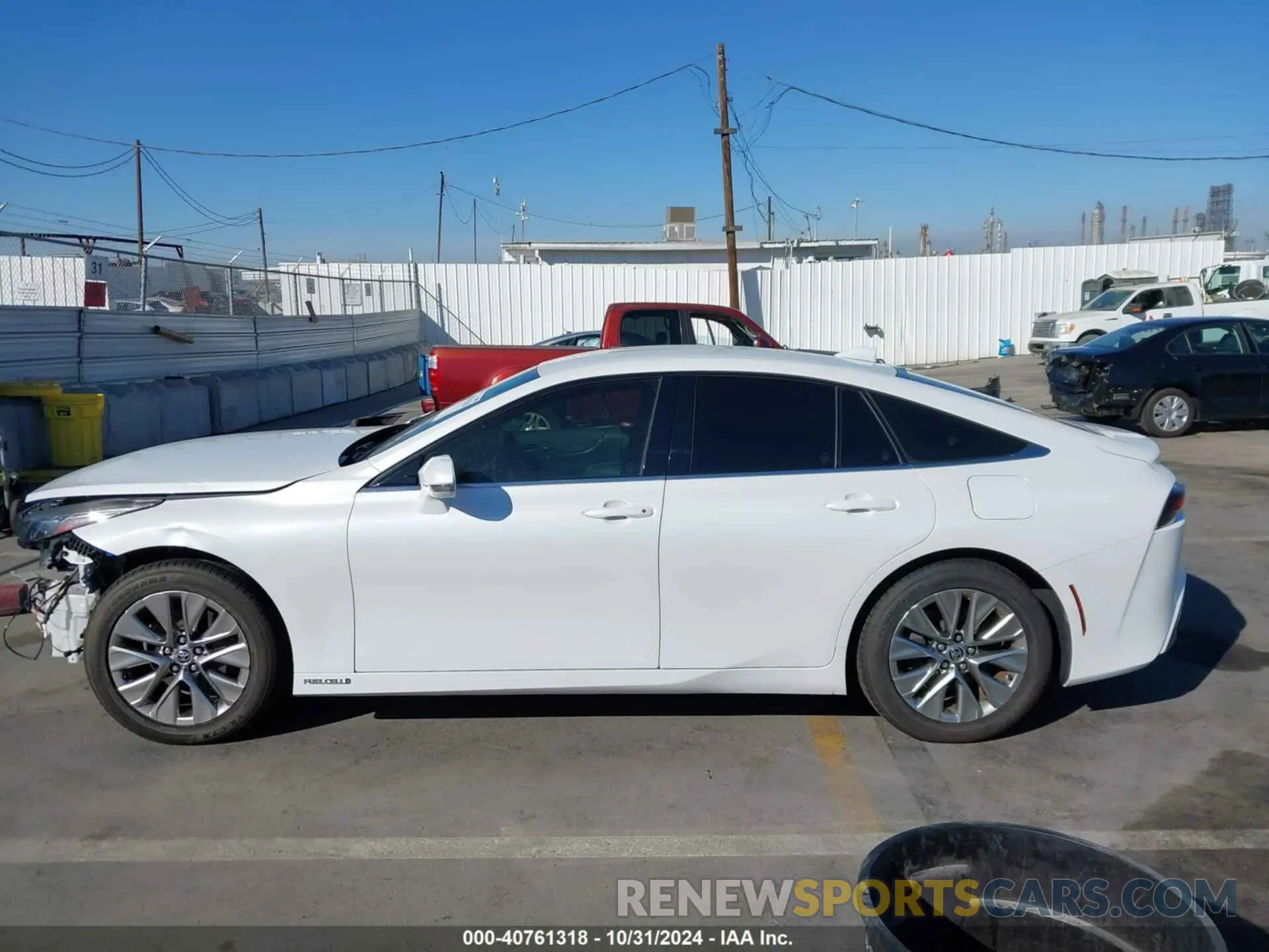15 fotografías del automóvil dañado JTDAAAAA7MA003248 TOYOTA MIRAI 2021