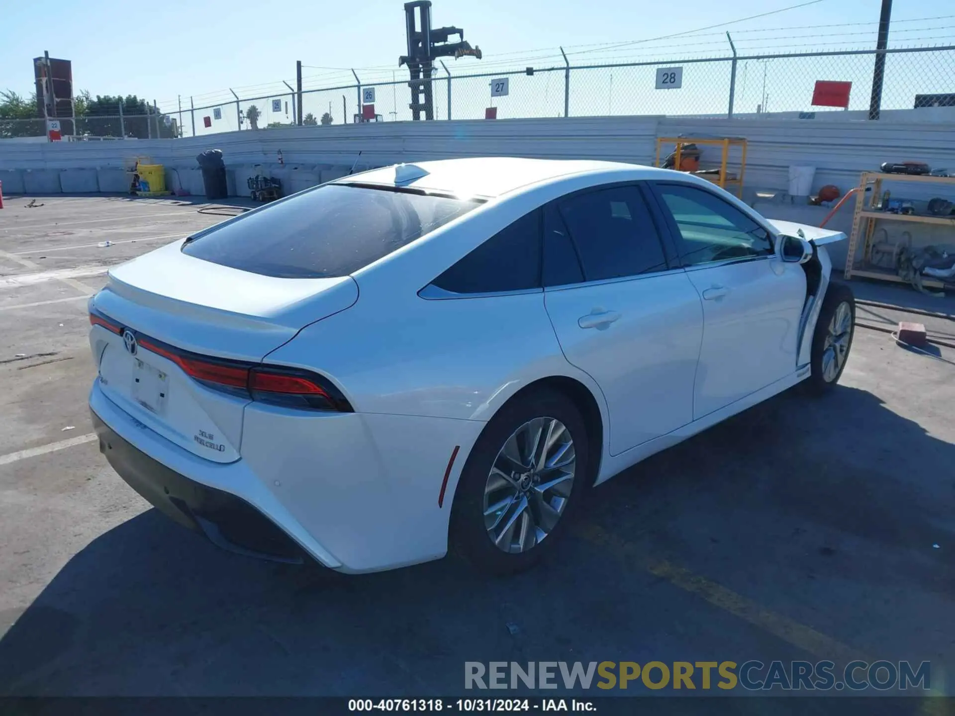 4 fotografías del automóvil dañado JTDAAAAA7MA003248 TOYOTA MIRAI 2021