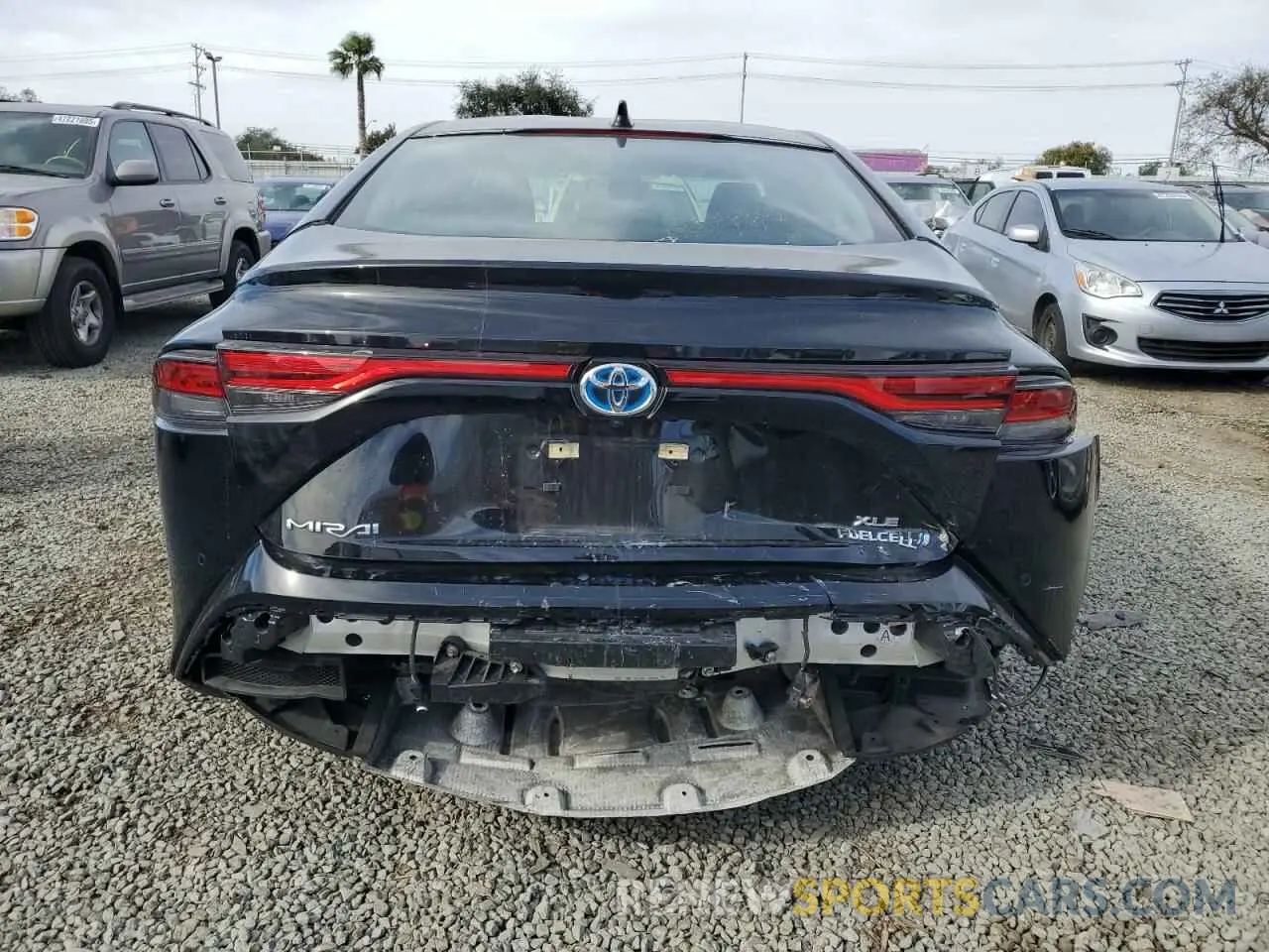 6 fotografías del automóvil dañado JTDAAAAA9MA003624 TOYOTA MIRAI 2021