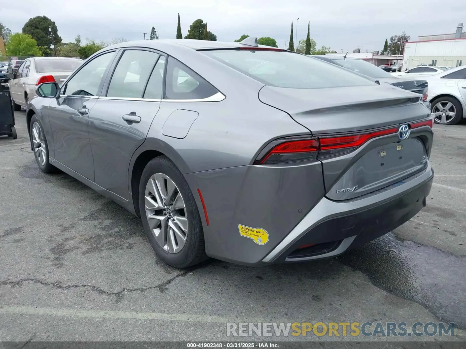 3 fotografías del automóvil dañado JTDAAAAA0NA004985 TOYOTA MIRAI 2022